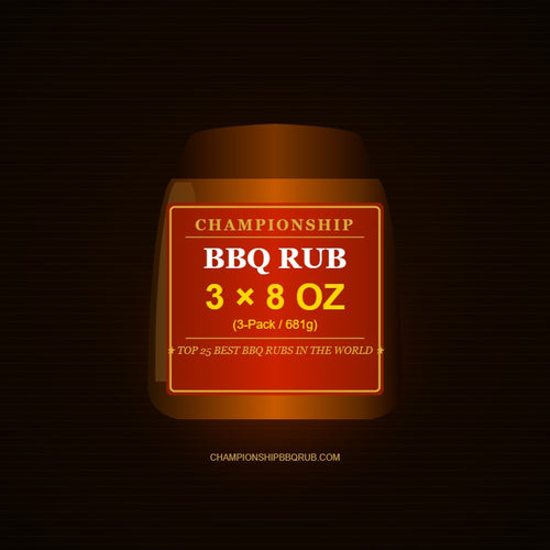 Championship BBQ Rub — 3 Pack (8oz each)