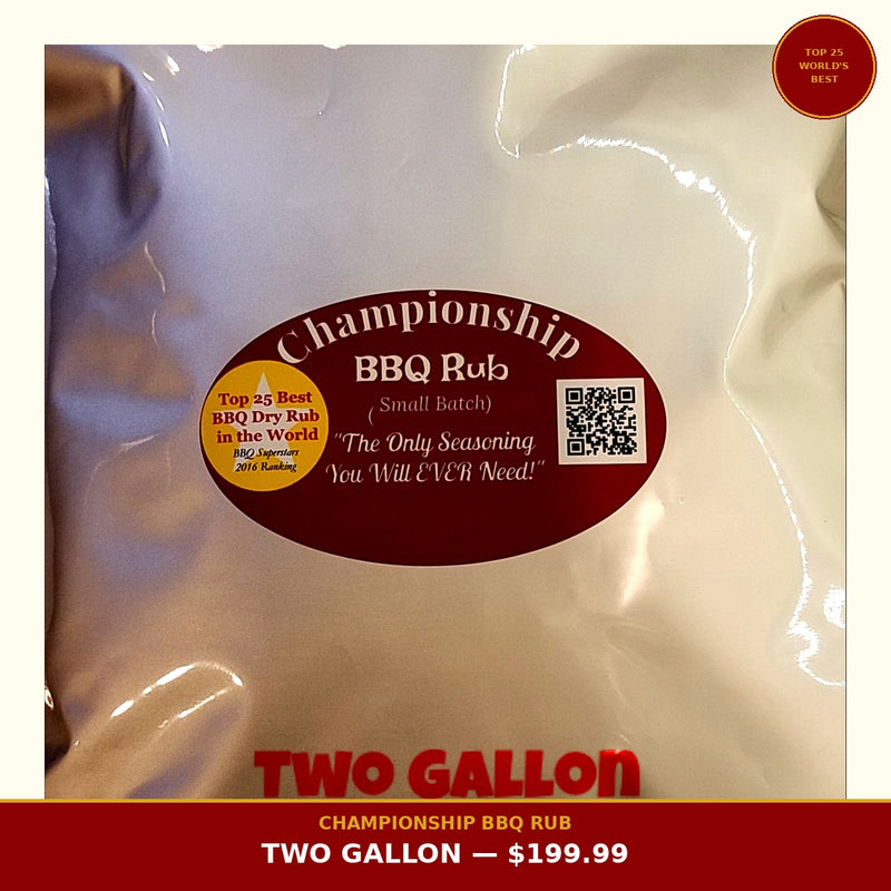 Championship BBQ Rub — One Gallon